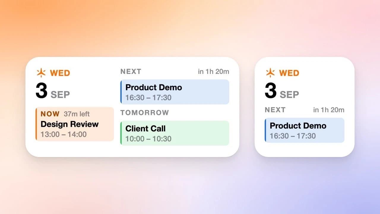 Meet the Now Widget